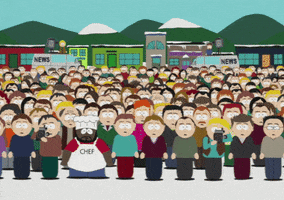 get him crowd GIF by South Park