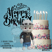 Happy Birthday GIF by Zhot
