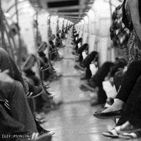 Black White Loop GIF by Psyklon