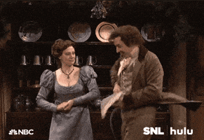 happy saturday night live GIF by HULU