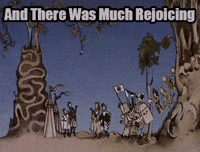 monty python and there was much rejoicing GIF monty python and there was much rejoicing GIF