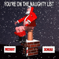Merry Christmas Naughty List GIF