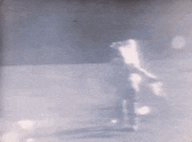 Moon Landing Astronaut GIF by MOODMAN