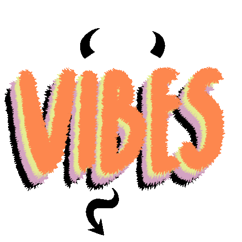 Good Vibes Sticker by HUNKØN