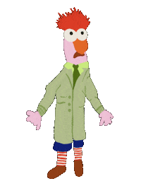Beaker Muppetshow Sticker