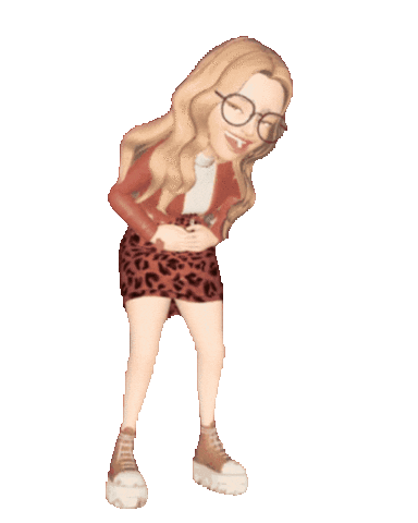 Happy Girl Sticker