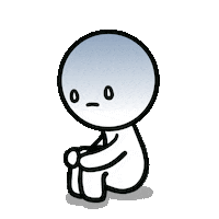 Sad Shiver Sticker