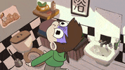 Sick Bathroom GIF by Eddsworld
