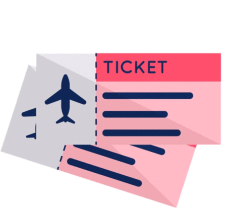 Ticket Viajandocomafe Sticker by To Travel