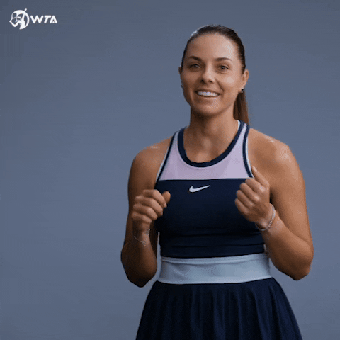 Tennis Yes GIF by WTA