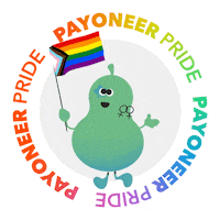 Rainbow Love Sticker by Payoneer