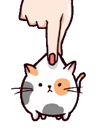 Cat Smile Sticker by Mendu