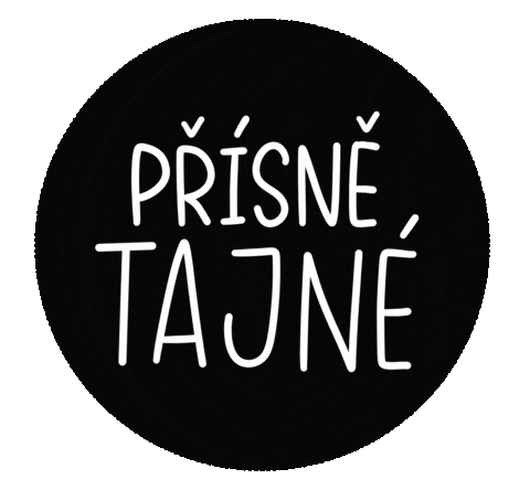 Přísně Tajné Sticker