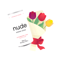 Flower Usa Sticker by Nude Beverages