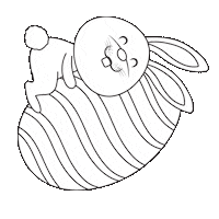 Coelho Sticker