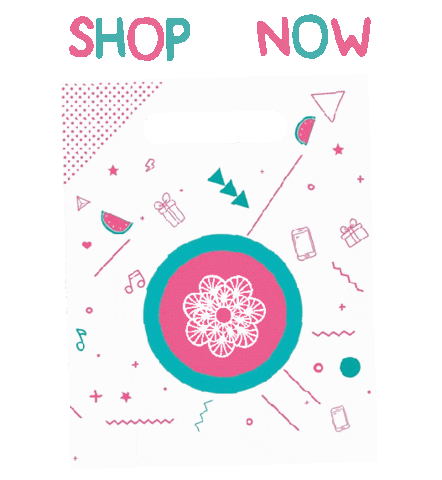 Bag Compras Sticker by Politopia Ilustraciones
