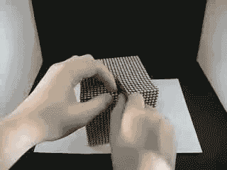 cube magnet GIF