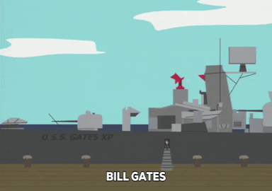 arriving bill gates GIF by South Park 