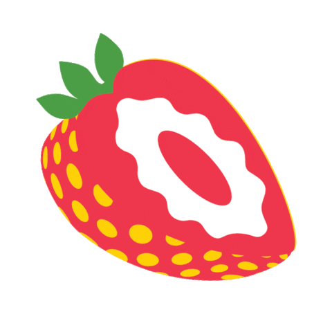 Strawberry Sticker by drinkwildwonder