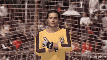 morphin soccer ball shoot easy GIF