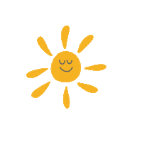 cabanedachilleetcamille sun sunny soleil mignon Sticker