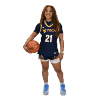 Womens Basketball Sticker by WVU Tech Golden Bears