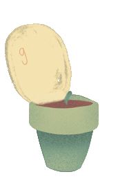 Flower Grow Sticker