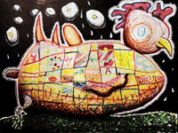 Fried Eggs Art GIF by The LSD Hotel