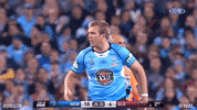 calling hands up GIF by NRL