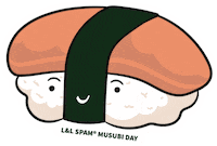 Spam Musubi Sticker by L&L Hawaiian Barbecue
