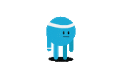 naoprestes loop blue jump azul Sticker