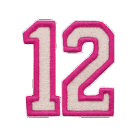 12 Sticker by Customnumbered