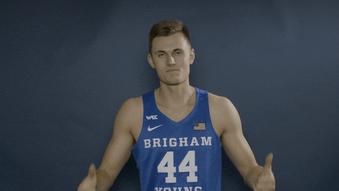 Byu Basketball Gocougs GIF by BYU Cougars