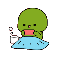 Tired Good Morning Sticker by Kibbi