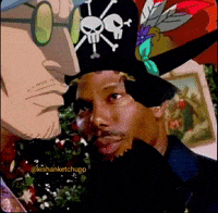 One Piece Suspicious Look GIF