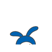 matemaito kawaii bye rabbit かわいい Sticker