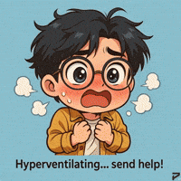 Hyperventilating Help Me GIF by Persona