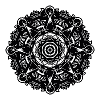 Capstan mandala Sticker