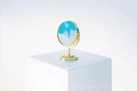 Blue Sky Spinning GIF by linastopmotion