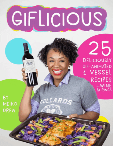 meikoandthedish giphyupload food yummy wine GIF