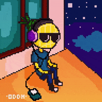 oddh music night dream sunset GIF
