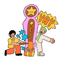 yellowgummies happy dance celebration travel Sticker