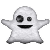 Happy Ghost Animation Sticker by Trent Shy Claymations