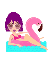 Girl Summer Sticker by CANALTVDIAMONDTEEN