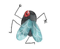 Fly Bug Sticker