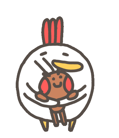 Ant Hug Sticker