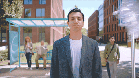 bus stop wow GIF by LISTERINE®