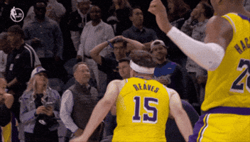 Los Angeles Lakers Celebration GIF by NBA
