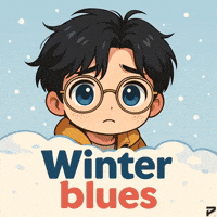 Blue Mood Sadness GIF by Persona