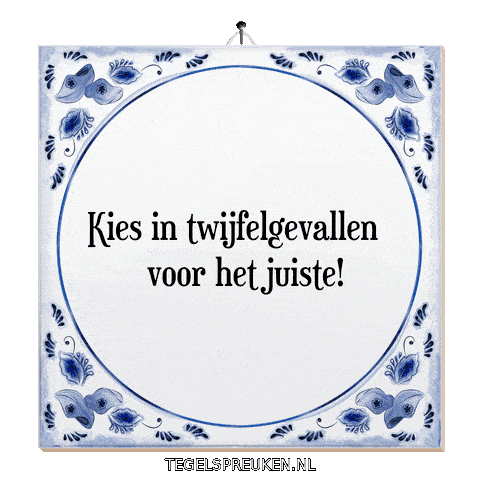 Focus Nl Sticker by Tegelspreuken.nl